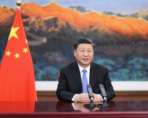 國家主席習近平仍未表態。新華社