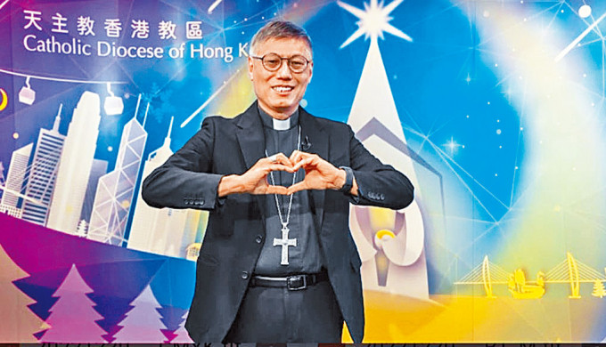 天主教香港教區主教周守仁。資料圖片