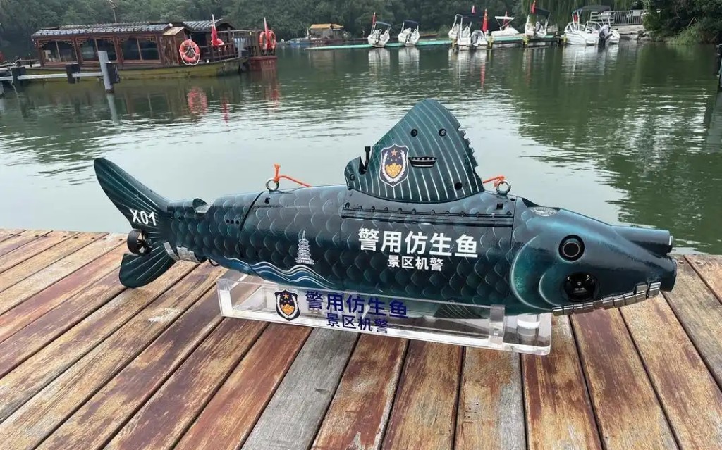 “西湖青鱼”国庆上岗：可潜水10米，助力失物搜寻与水域巡护。 潮新闻