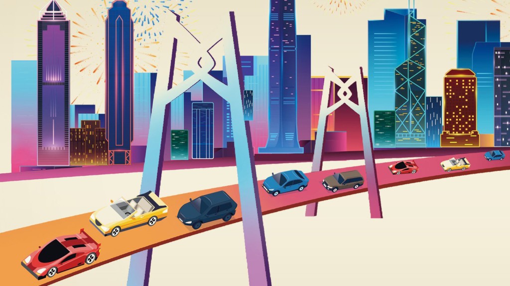 香港汽車會本周日（31日）在港珠澳大橋舉行大型汽車巡遊。 FB圖