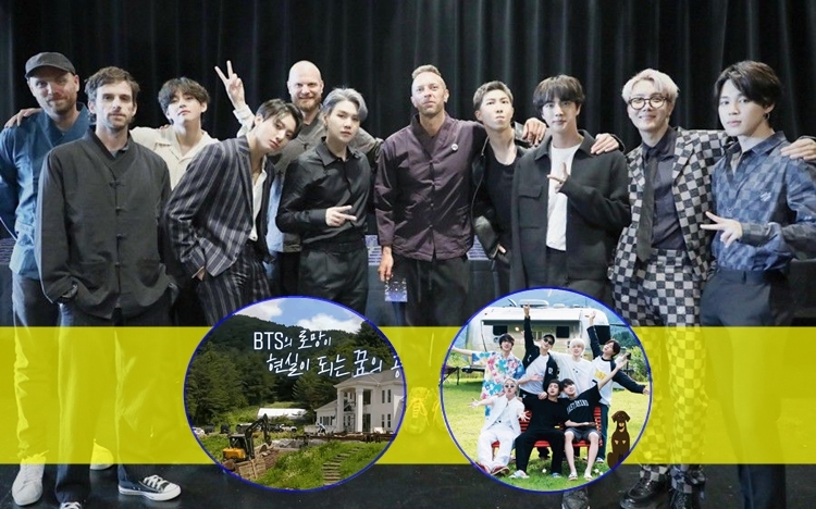 今年4月Coldplay主音Chris Martin曾飛到韓國與BTS見面，新歌將於明日推出。
