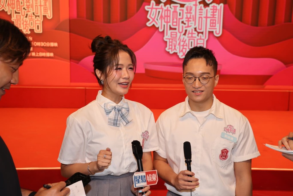 梁敏巧投訴Matt有啲Chur。 梁敏巧投訴Matt有啲Chur。