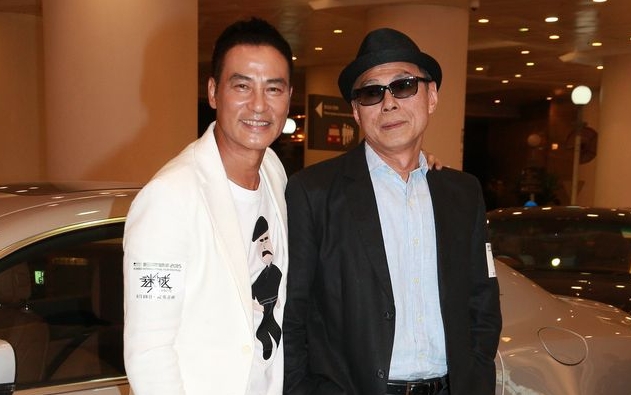 任达华与林岭东经常合作，二人当年一起宣传《迷城》。（资料图片）