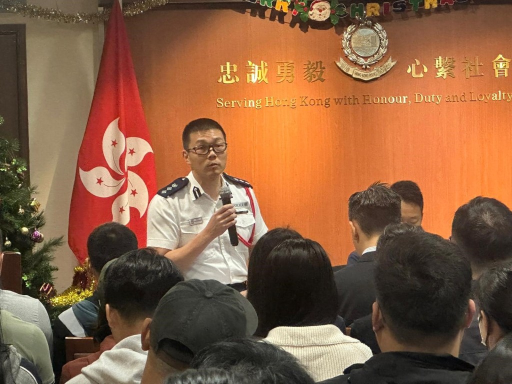 旺角警區指揮官吳志忠。 旺角警區指揮官吳志忠。