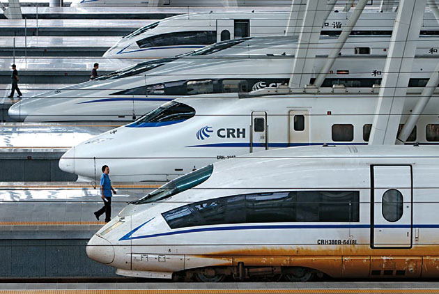 高铁是中国基建成功的标志。