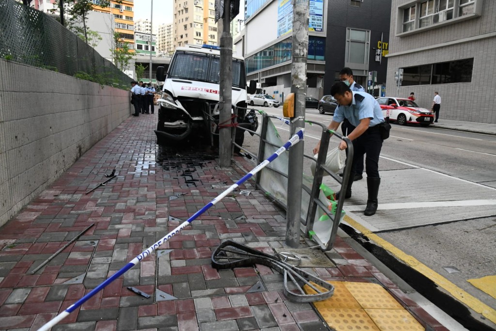涉事警車。