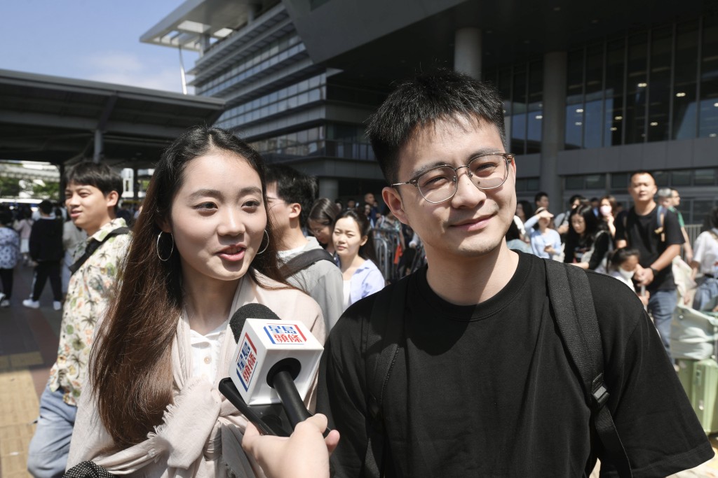 張小姐與丁先生首次來港，計劃留3日。