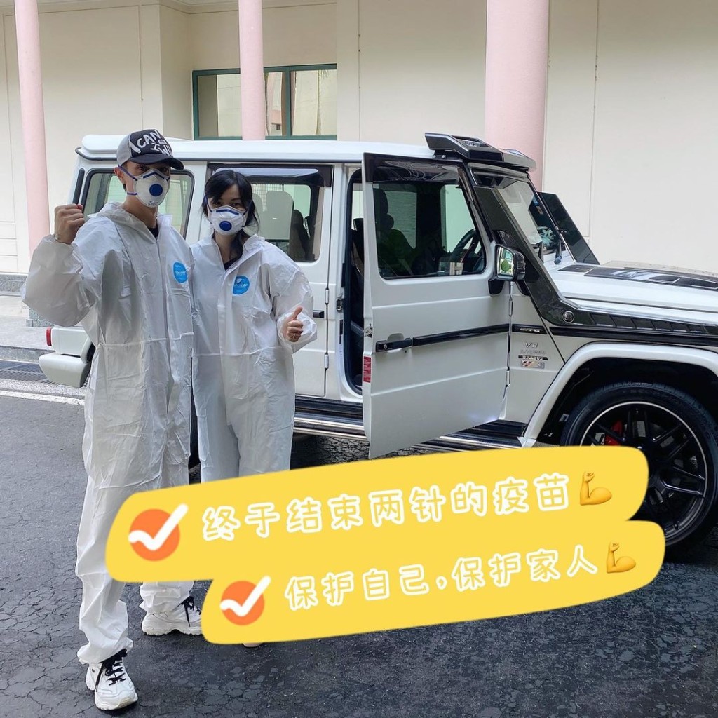 換上防護衣探訪。