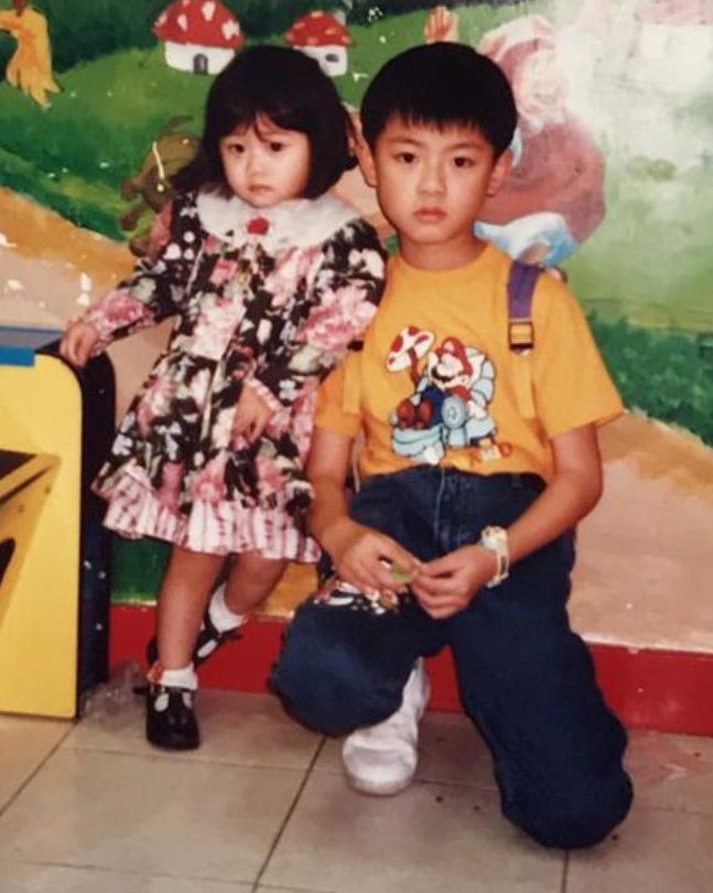 193和妹妹年齡相差5歲,感情要好。