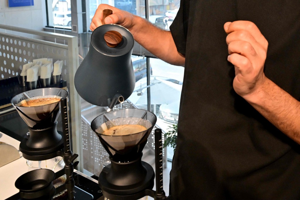 這款咖啡只限量供應約400杯。法新社