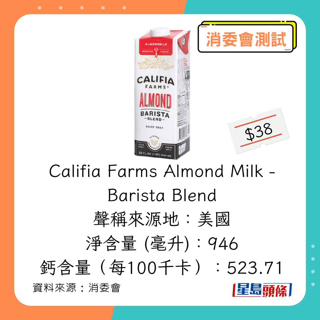 Califia Farms Almond Milk - Barista Blend