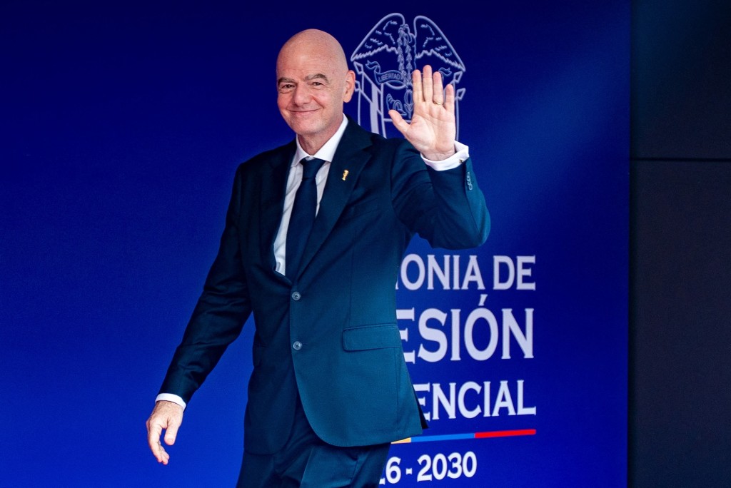 UEFA入稟美國3個州份法院,就FIFA提出出售世界盃股權的計劃取證。法新社 UEFA入稟美國3個州份法院,就FIFA提出出售世界盃股權的計劃取證。法新社