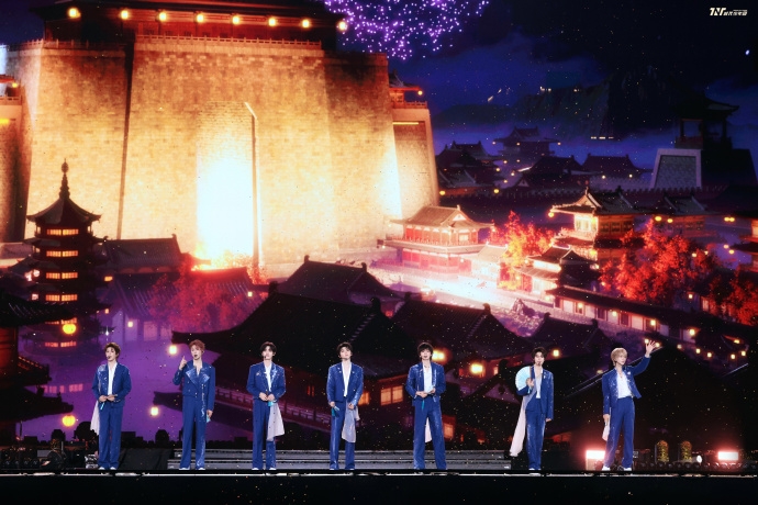 时代少年团近日在上海举行演唱会。 微博,下同 时代少年团近日在上海举行演唱会。 微博,下同