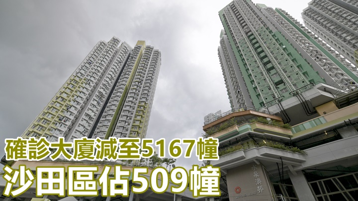 沙田區仍確診大廈重災區,水泉澳邨有16座大廈上榜。資料圖片