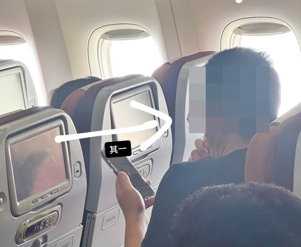  一班從泰國飛香港的航機上懷疑有「飛機 老鼠」出沒。Threads截圖