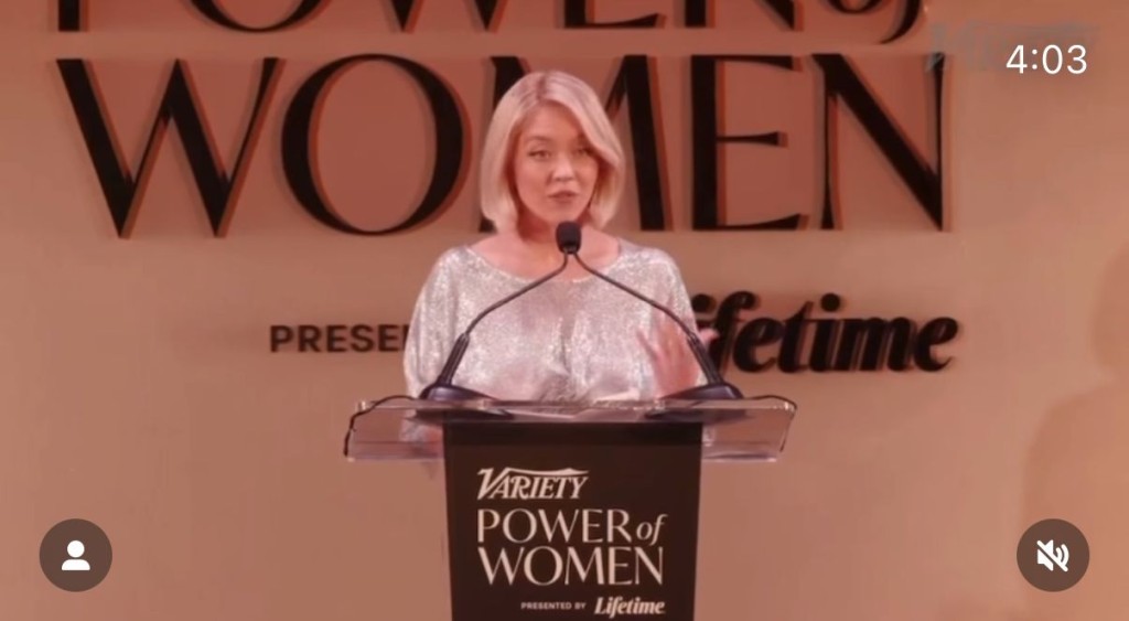 Sydney Sweeney在「Power of Women頒奬禮」上獲表揚。 Sydney Sweeney在「Power of Women頒奬禮」上獲表揚。