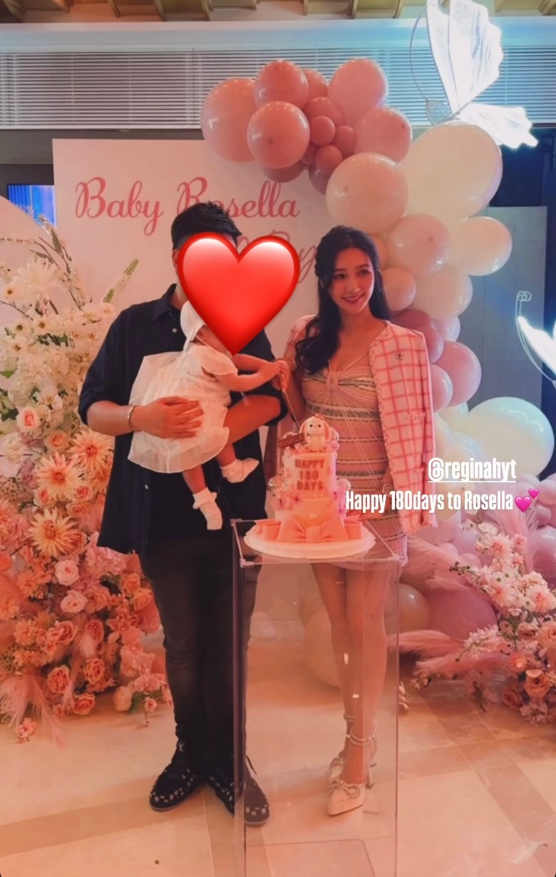 何依婷未有曝光老公的正面。