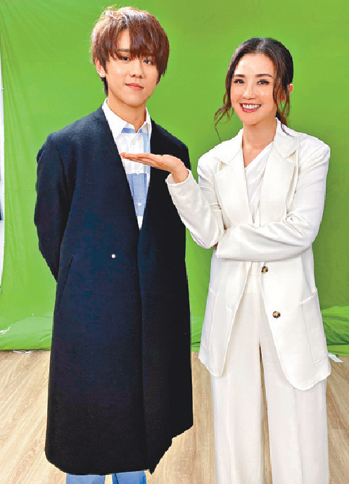 ■與阿Sa合作，姜濤坦言感到緊張。