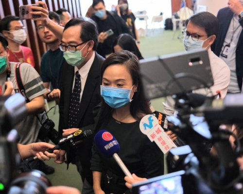 陳凱欣指，會參考法律意見研究下一步行動。
