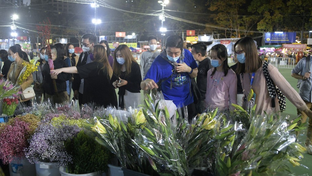 政府取消今年的年宵花市。資料圖片