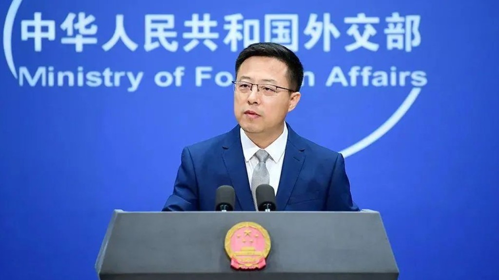 趙立堅。外交部圖片