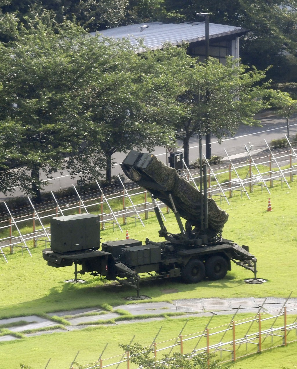 日本装备的美国爱国者导弹。