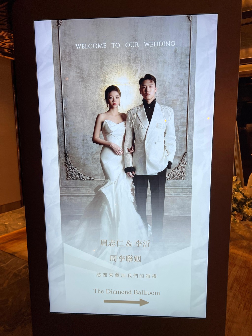 周文曦大仔周志仁婚宴。