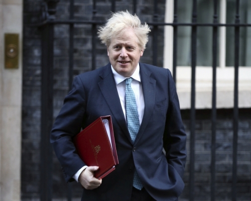 約翰遜表示英歐很大可能無法達成貿易協議,但仍在努力。ap圖