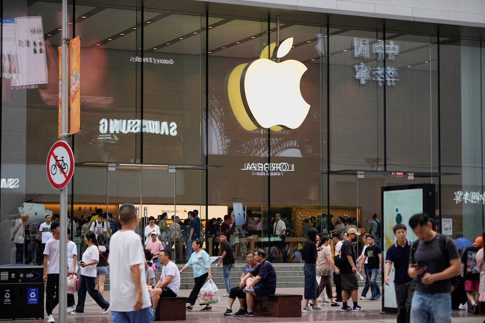 上海Apple Store。 路透社 上海Apple Store。 路透社
