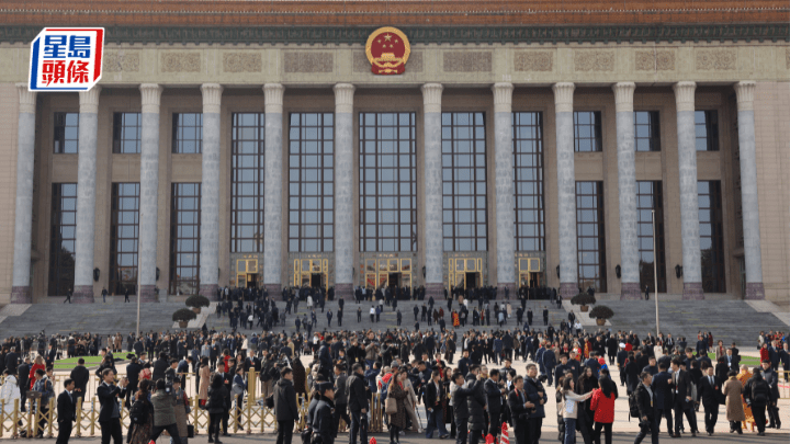 去年全國政協會議開幕時的狀況。中新社圖片