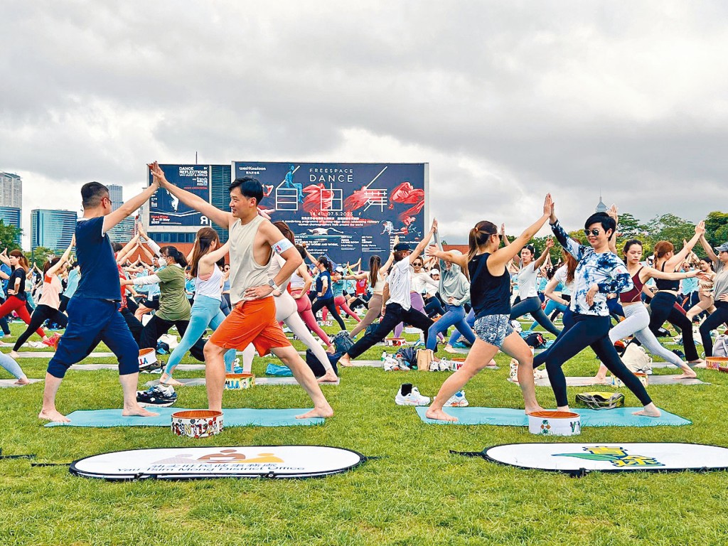 雙人瑜伽輪活動打破SDG世界紀錄。