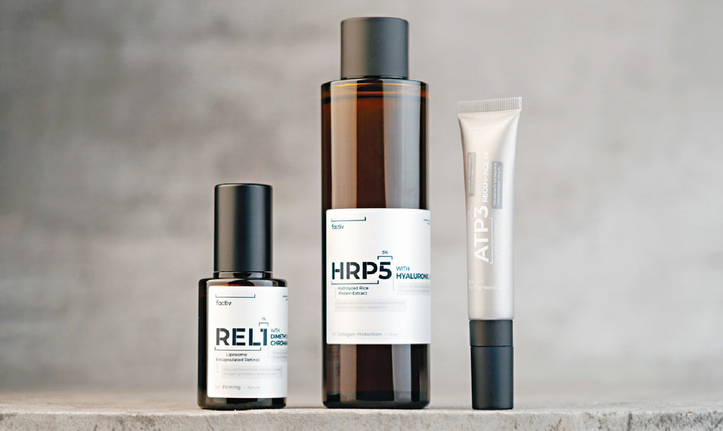 ■全面胶原紧致套装 $1,050（价值$1,115）  包括约肌HRP5胶原巩固爽肤水、ATP3抗糖淡纹眼霜、REL1紧致焕肤精华。