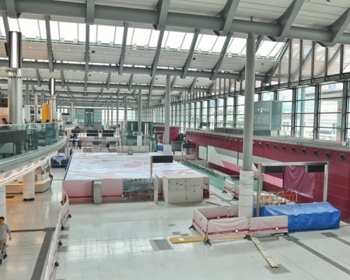 港铁红磡站扩建工程。资料图片