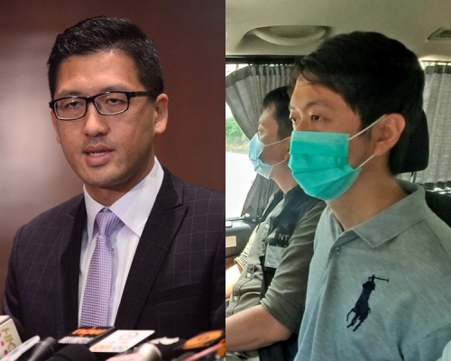 林卓廷及許智峯被捕。