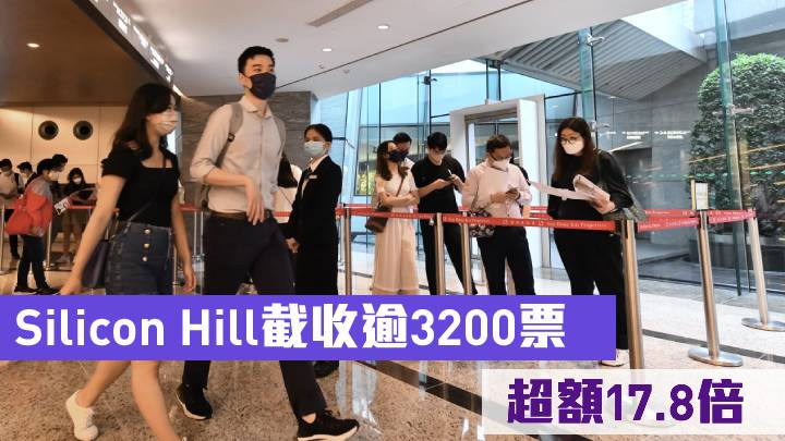 Silicon Hill截收逾3200票 超額17.8倍