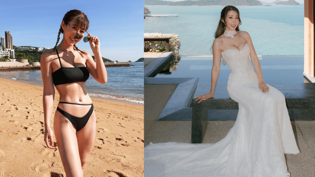 前TVB「咪神」陳婉衡布吉補辦婚禮  半透明深V婚紗谷盡導彈級上圍  老公外貌仍然保密