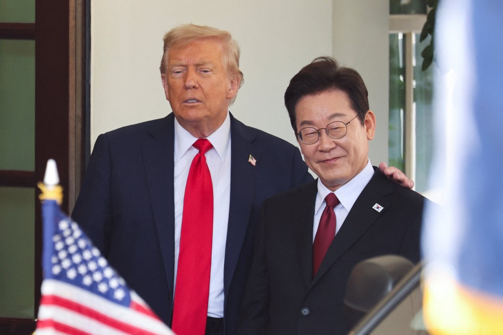 李在明讚特朗普為「和平締造者」。路透社