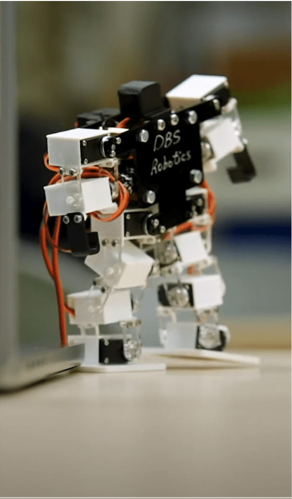 男拔生製作最小人形機械人破健力士紀錄，身高僅141毫米。（YouTube截圖）