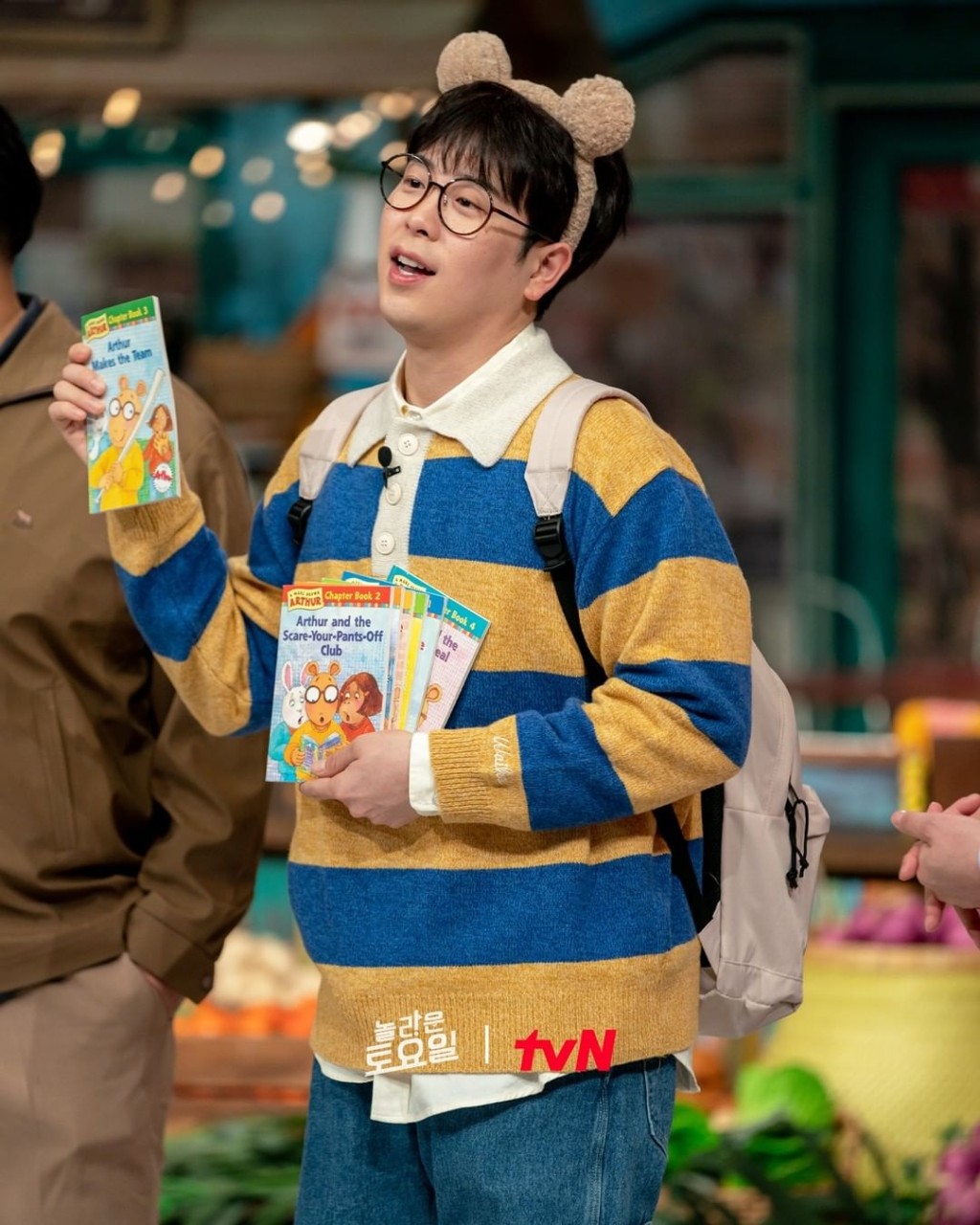 P.O預定入伍前3日,為節目《驚人的星期六》錄影。