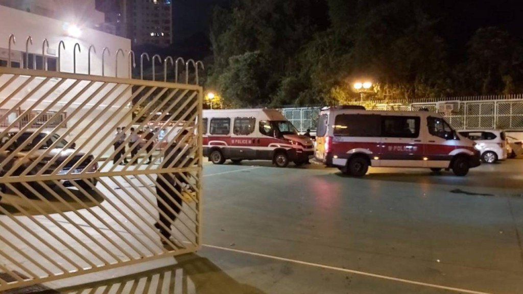 愉景灣消防局昨晚有消防員危站。資料圖片