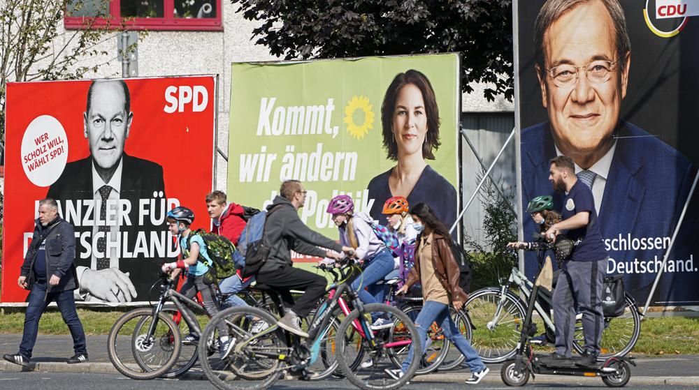 德國國會選舉開始投票，至本港時間今晚深夜12時結束。AP圖片