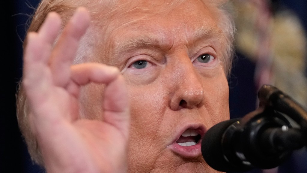 美國總統特朗普對何時與伊朗停戰說法搖擺不定。 美聯社