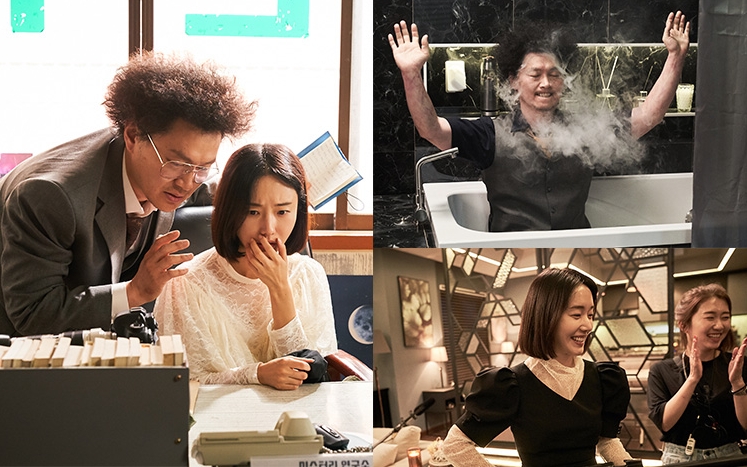 韓國奇幻喜劇《那夜凌晨，我老公死極死唔去》即將上映，劇中演員宣傳大談拍攝趣事。
