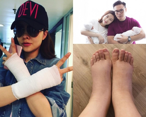 Lynn有媽媽手又腳腫都冇有怕,因為孖女帶來的快樂蓋過一切。
