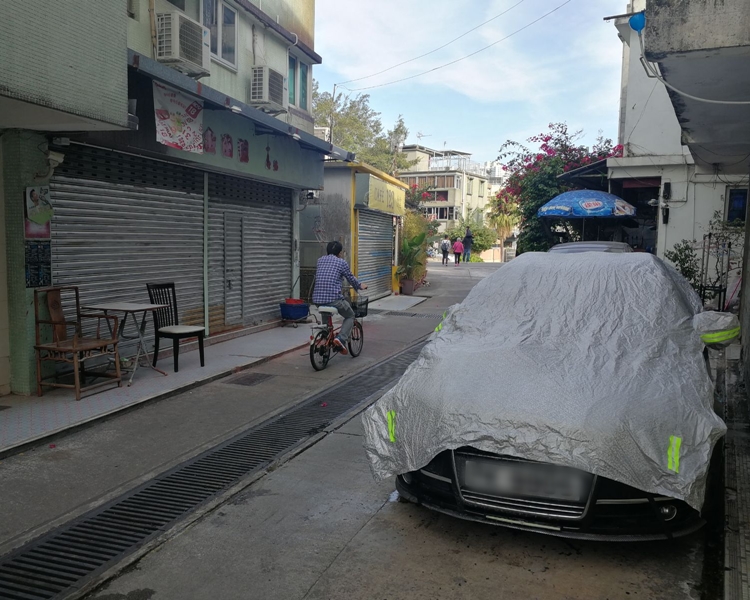 被破壞的私家車。