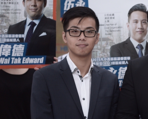 石塘咀社區幹事葉錦龍。資料圖片