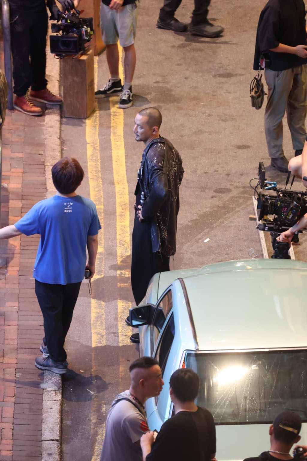 吳彥祖同動作指導谷垣健治密密傾。