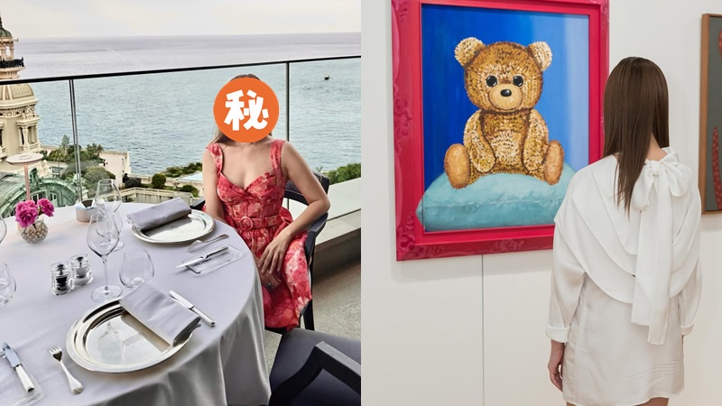 52歲港姐冠軍杜拜度歲「露上又露下」 低胸俯身騎馬狂派福利  百億富豪老公除剩泳褲Fit過後生仔