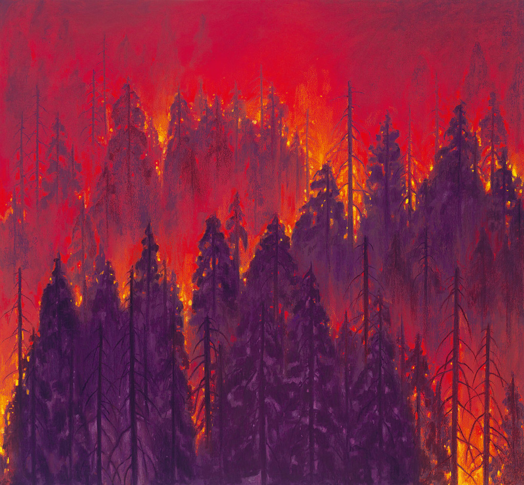 尼古拉斯．帕蒂的點題作《紅色森林》。