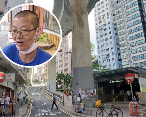 一名山道街坊認為,政府應立法管制航拍機及發牌制。 楊偉亨攝